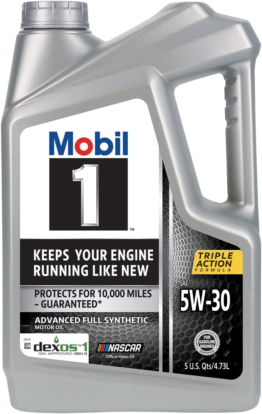 Mobil 1 Advanced Full Synthetic Motor Oil 5W-30, 5 Quart