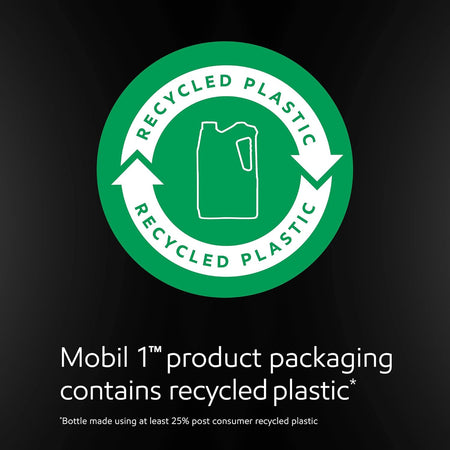 Mobil 1 High Mileage Full Synthetic Motor Oil 5W-20, 5 Quart