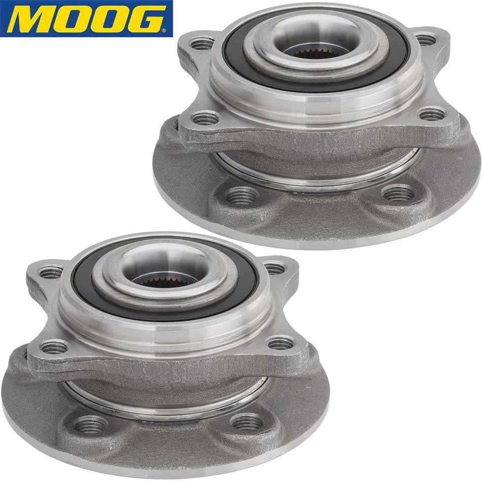 MOOG 513194 Front Wheel Hub Bearing Assembly 513194 For Volvo XC70 V70 S80 5Lug W/O ABS-2pcs