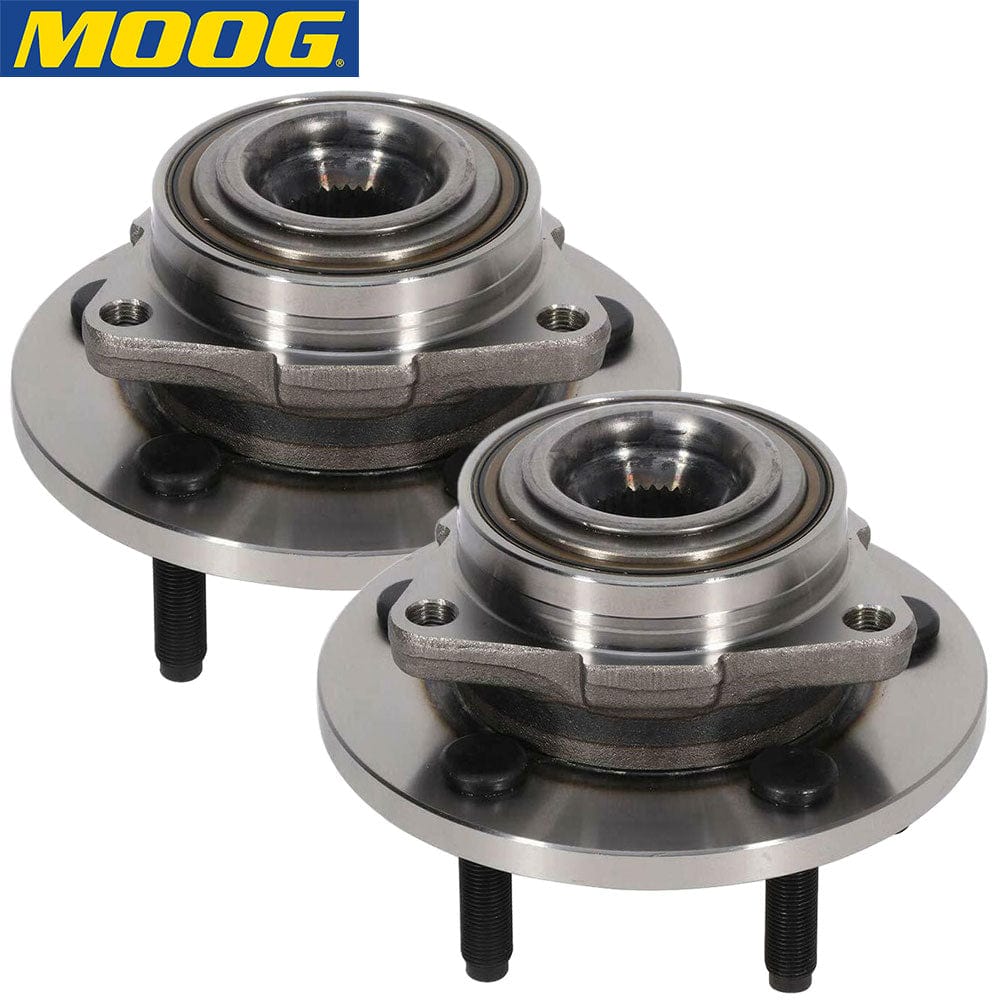 MOOG 513228 Front Wheel Bearing Hub Assembly 2005-2010 Dodge Dakota Mitsubishi Raider (Set of 2)