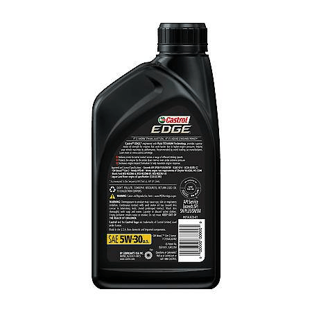 Castrol EDGE 5W-30 Advanced Full Synthetic Motor Oil: 1 Quart