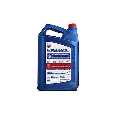 Chevron Delo 400 SDE HD Diesel SAE 15W-40 Motor Oil: Advanced Additive Technology, 2.5 Gallon