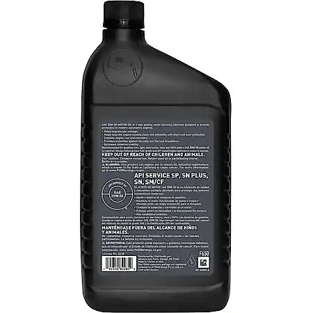 FRAM Conventional 20W-50 Motor Oil: 1 Quart