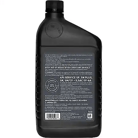 FRAM Conventional 5W-20 Motor Oil: 1 Quart