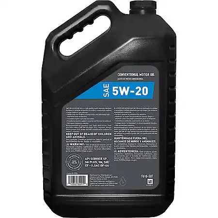 FRAM Conventional 5W-20 Motor Oil: 5 Quart