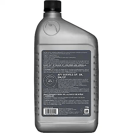 FRAM Full Synthetic 0W-40 Motor Oil: 1 Quart