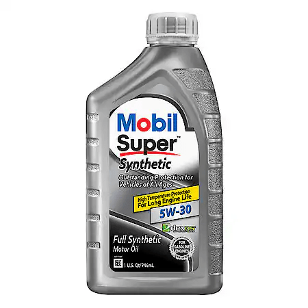 Mobil Super 5W-30 Full Synthetic Motor Oil, 1 Quart