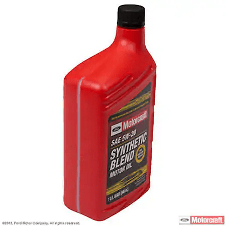 Motorcraft Synthetic Blend 5W20 Motor Oil: Original Equipment for Ford Motor Company Vehicles, 1 Quart