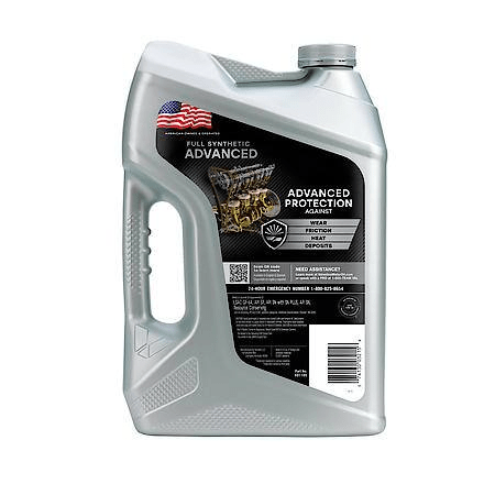 Valvoline Advanced Full Synthetic 10W-30 Motor Oil: Maximizes Engine Life, 5 Quart