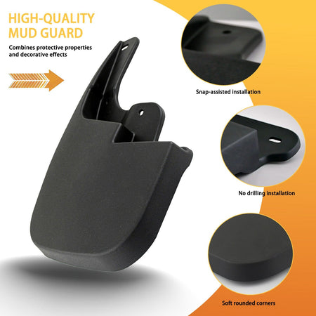 Mud Flaps for Chevy Colorado GMC Canyon 2015-2022 Without Fender Flares Cladding