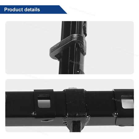 New Black Floor Track Brackets Fit For Ford Transit 2015-23 2 Person Bench Seat