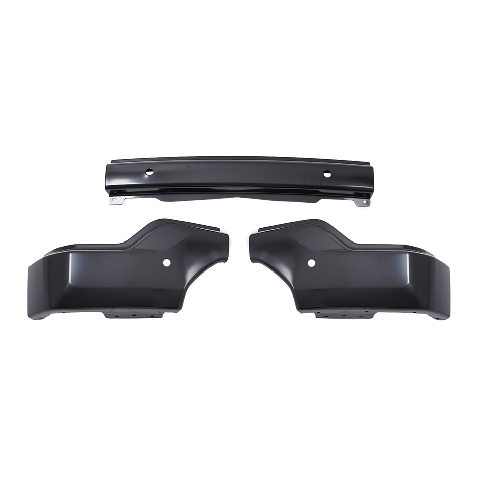 New Black Front Bumper Face Bar Fit For GMC Sierra 1500 2019-2021 W/Parking Hole