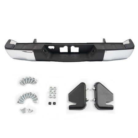 NEW Complete Chrome Steel Rear Bumper Assembly Fit For Toyota Tundra 2014-2021