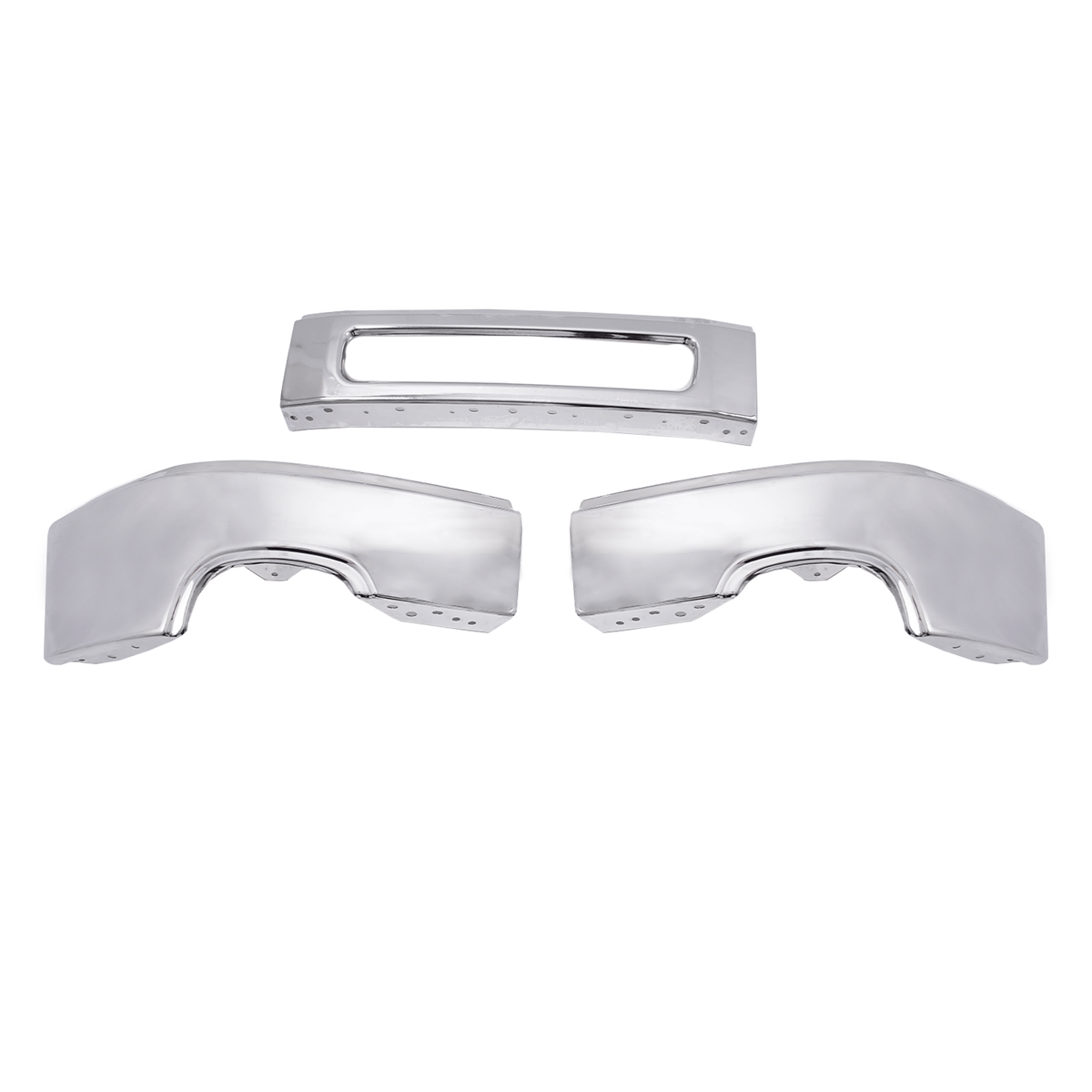 NEW Front Bumper Fit For GMC Sierra 2500 HD 2011-2014 Steel Chrome Finish