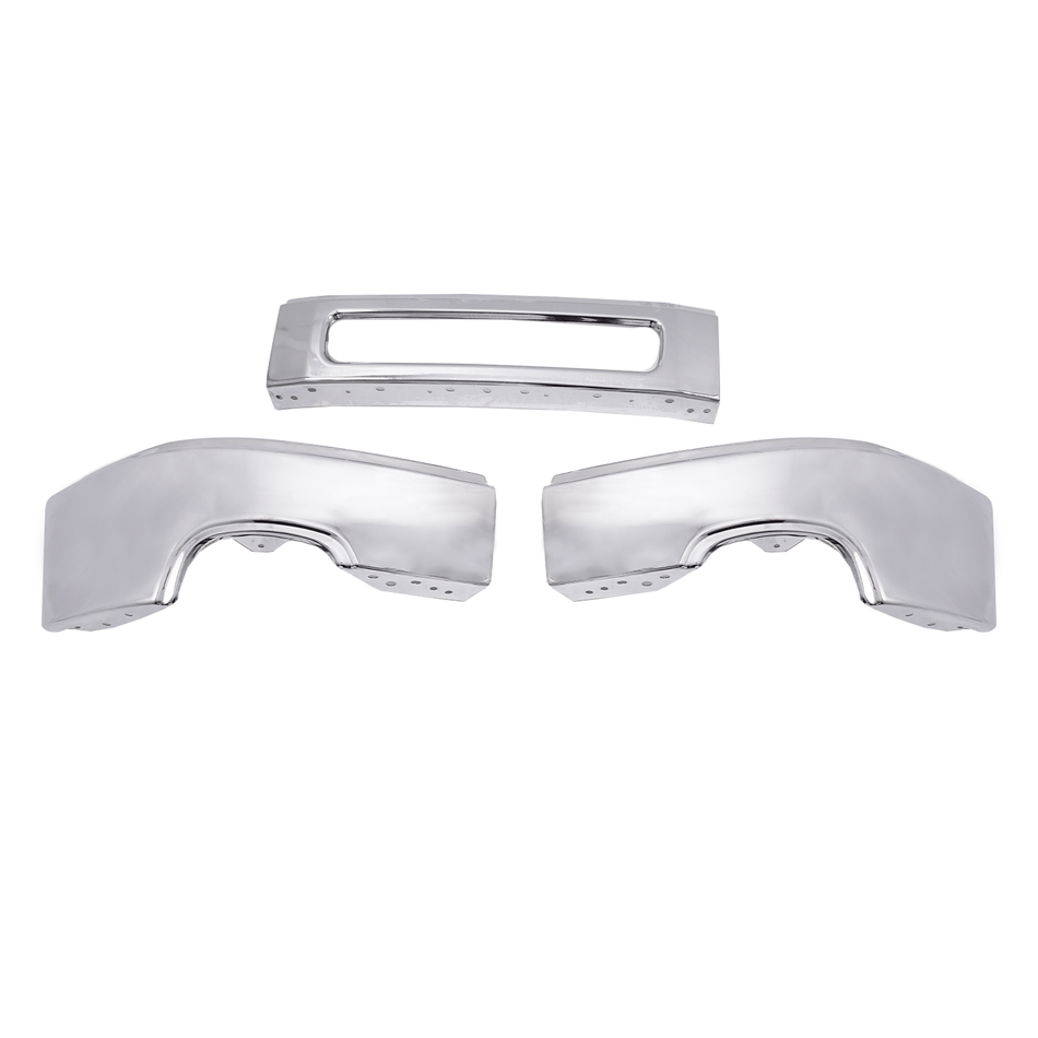 NEW Front Bumper Fit For GMC Sierra 2500 HD 2011-2014 Steel Chrome Finish