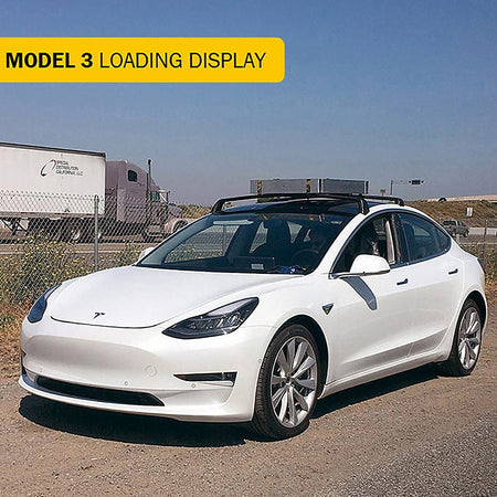 Model 3/Y/Highland 3 Lockable Roof Rack Aluminum Cargo Cross Bars (Set of 2)