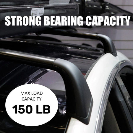 Model 3/Y/Highland 3 Lockable Roof Rack Aluminum Cargo Cross Bars (Set of 2)