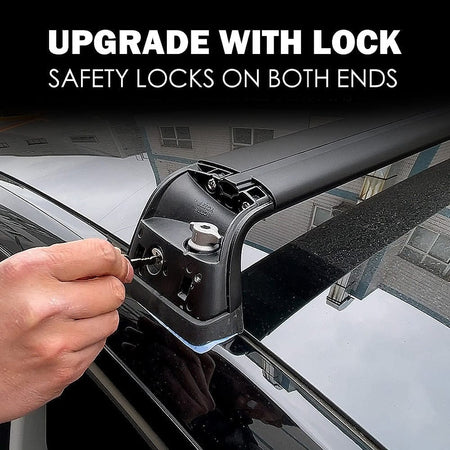 Model 3/Y/Highland 3 Lockable Roof Rack Aluminum Cargo Cross Bars (Set of 2)