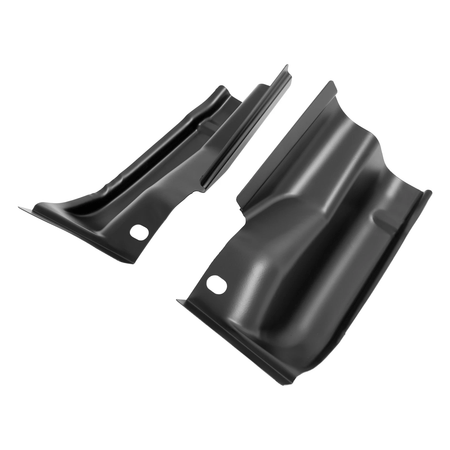 Pair Fit For Ford F150 2009-2014 Crew Cab 4 Door Steel Cab Corners Black