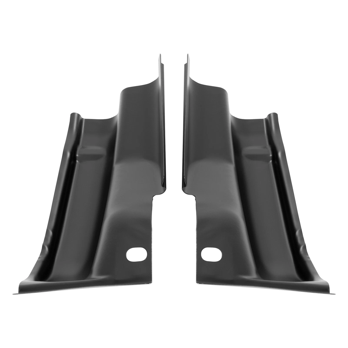 Pair Fit For Ford F150 2009-2014 Crew Cab 4 Door Steel Cab Corners Black