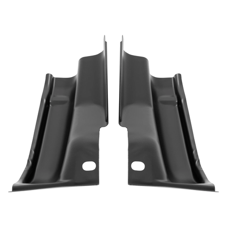 Pair Fit For Ford F150 2009-2014 Crew Cab 4 Door Steel Cab Corners Black