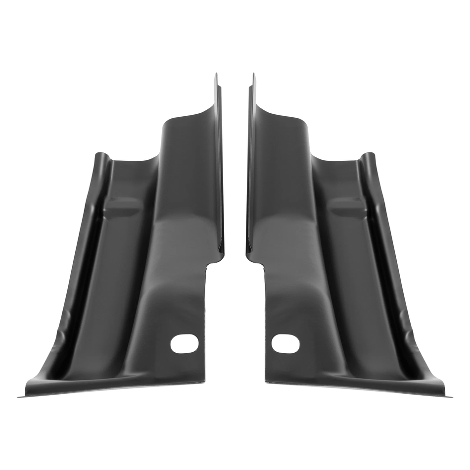 Pair Fit For Ford F150 2009-2014 Crew Cab 4 Door Steel Cab Corners Black