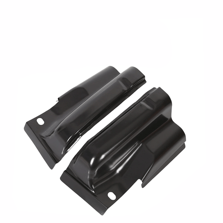 Pair Fit For Ford F150 2009-2014 Crew Cab 4 Door Steel Cab Corners Black