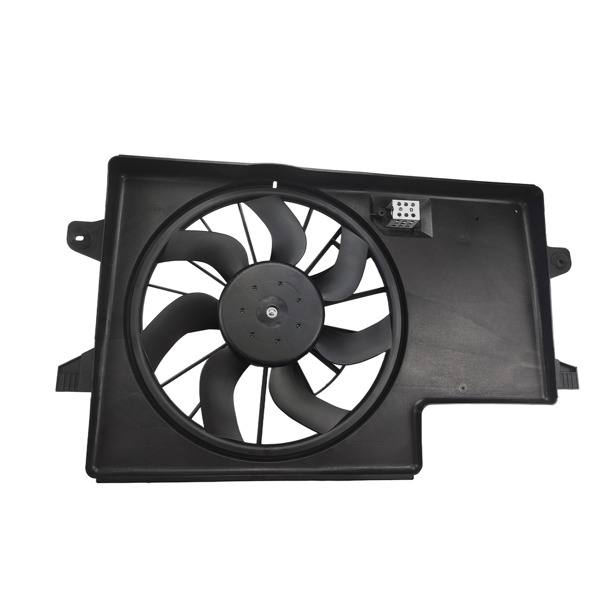 Radiator Cooling Fan Assembly fit for Ford Focus 2008-2011 w/Air Conditioning