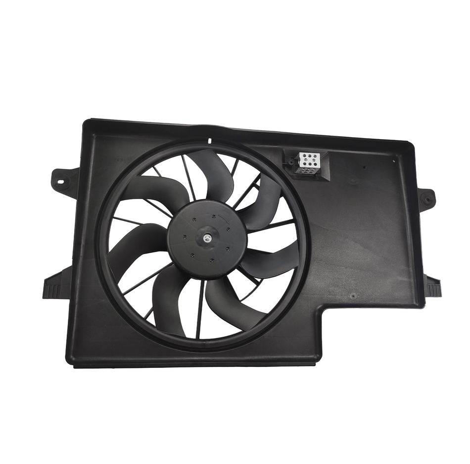 Radiator Cooling Fan Assembly fit for Ford Focus 2008-2011 w/Air Conditioning