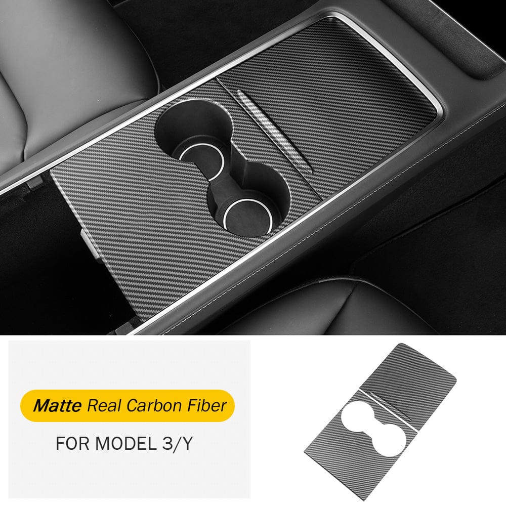 Center Console Real Carbon Fiber For 2017-2024 Tesla Model 3/ Y