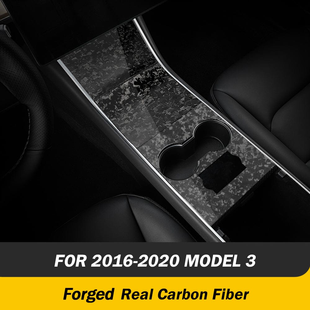 Center Console Real Carbon Fiber For 2017-2024 Tesla Model 3/ Y