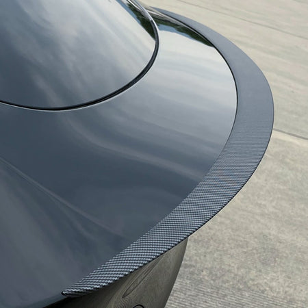 Model 3 Glossy Spoiler Real Carbon Fiber Trunk Lip Performance Wing