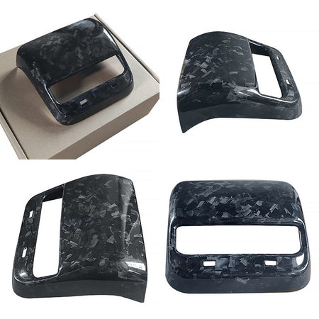 Model 3 & Y Rear Air Conditioner Air Outlet Cover Real Carbon Fiber