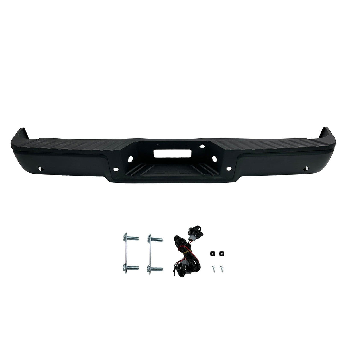 Rear Back Bumper W/ Parking Sensor Hole Fit for Ford F-150 Lincoln Mark LT 06-08