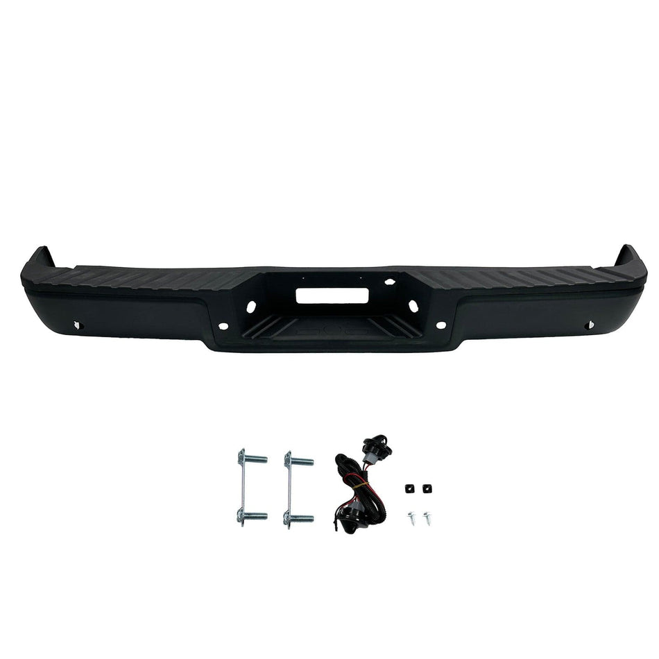 Rear Back Bumper W/ Parking Sensor Hole Fit for Ford F-150 Lincoln Mark LT 06-08