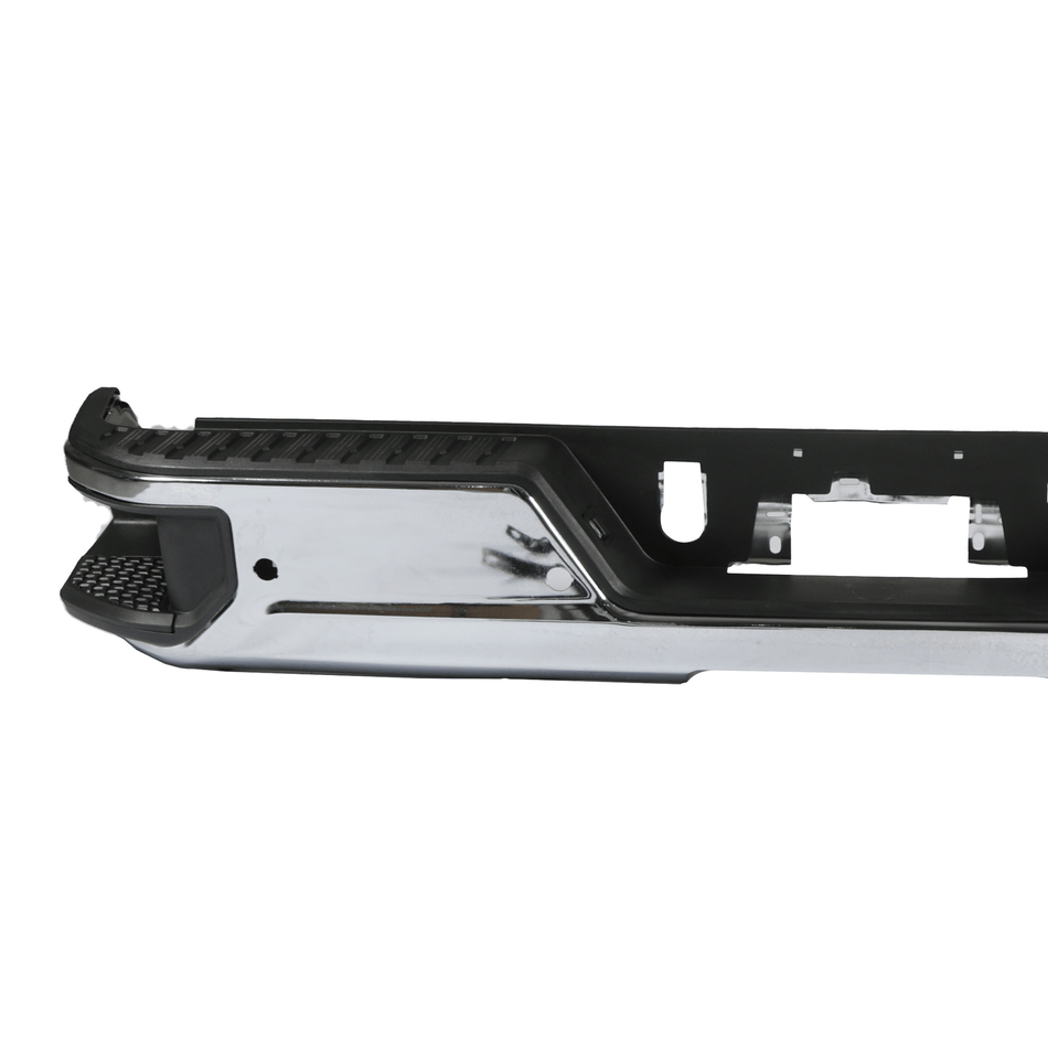 Rear Bumper Assembly w/o Dual Exhuast Fit For Chevy Silverado GMC Sierra 19-23