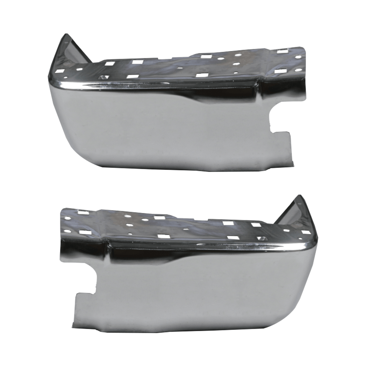 Rear Bumper End Caps Set Fit For Toyota Tundra 2014-2021 Left Right Chrome