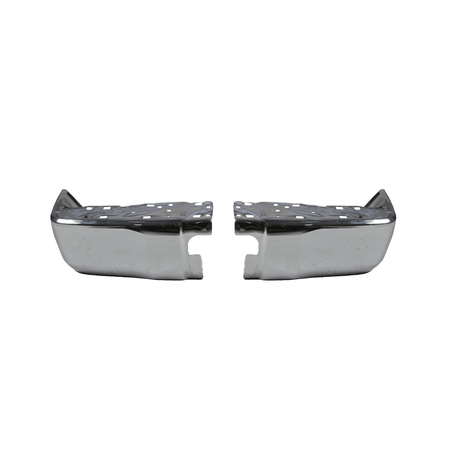 Rear Bumper End Caps Set Fit For Toyota Tundra 2014-2021 Left Right Chrome