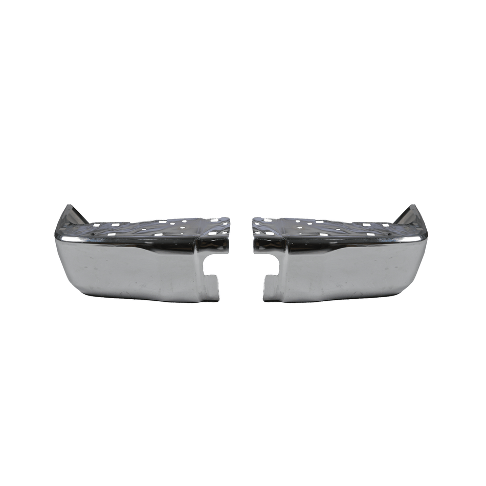 Rear Bumper End Caps Set Fit For Toyota Tundra 2014-2021 Left Right Chrome