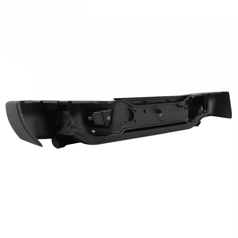Rear Bumper Fit for Chevy Colorado 2004-2007 Step Bumper Black W/O Sensors hole