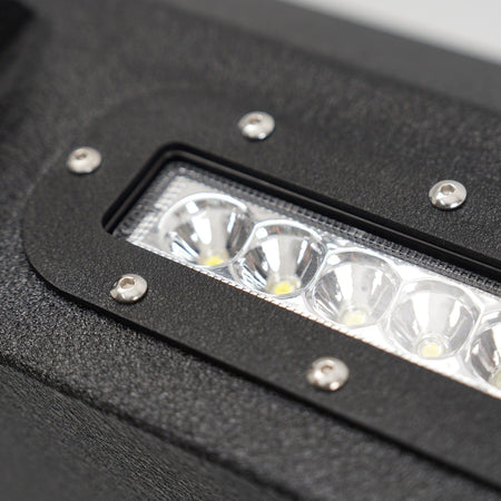 Rear Bumper W/Winch Plate 2 LED Light Hitch Fit For Jeep Wrangler JK 07-18 Steel