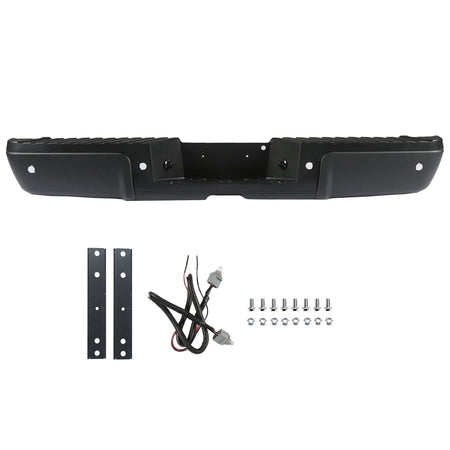 Rear Bumper with Object Sensor Holes Fit For Ford F250 Super Duty 08-12