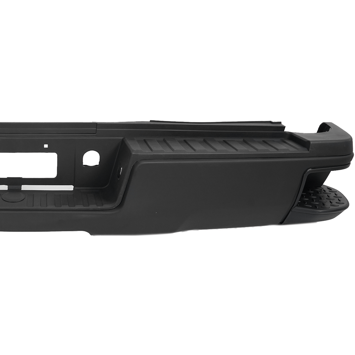 Rear Step Bumper Assembly Black W/o Fit For Silverado Sierra 2500 3500 2015-2019