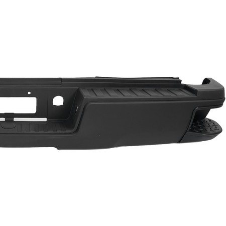 Rear Step Bumper Assembly Black W/o Fit For Silverado Sierra 2500 3500 2015-2019
