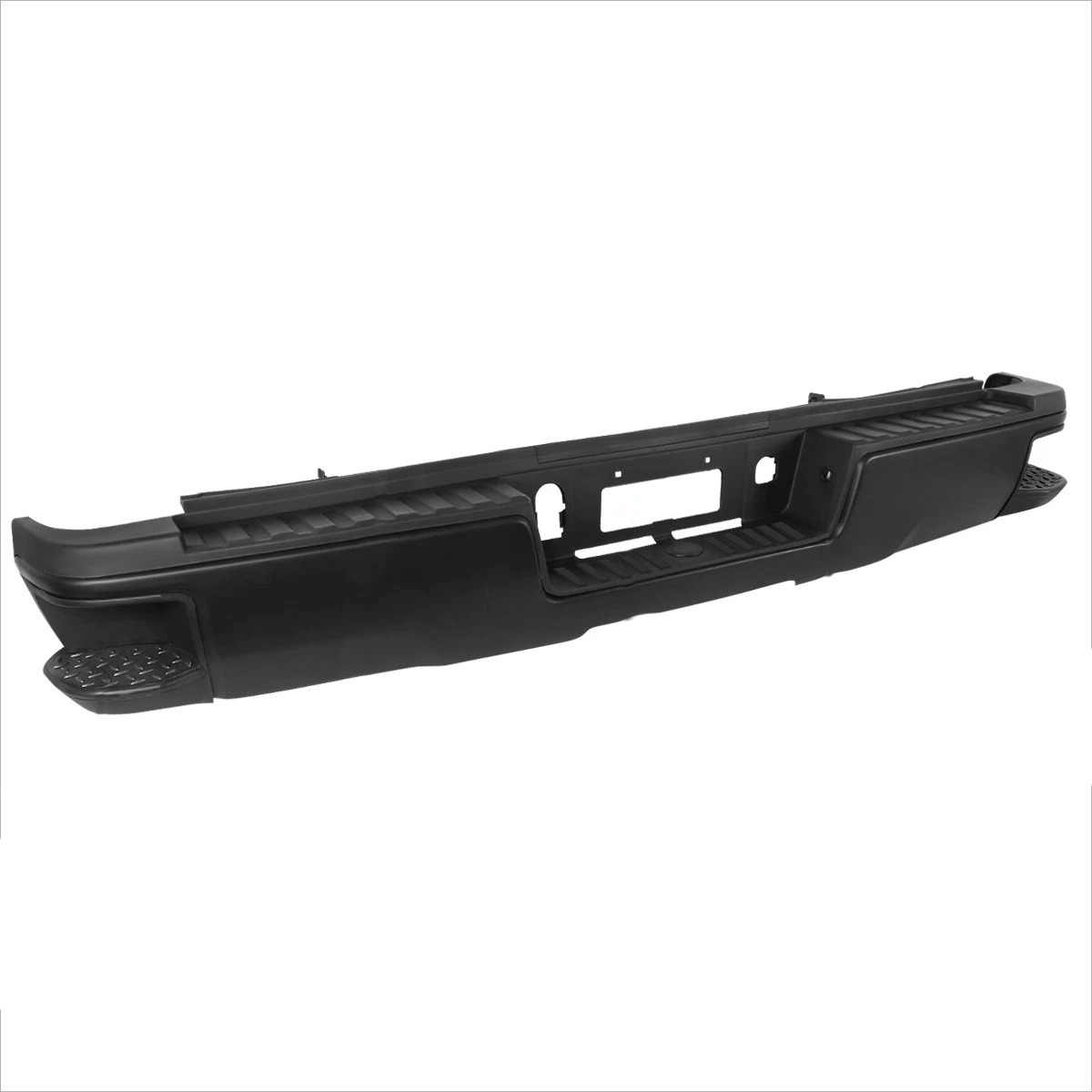 Rear Step Bumper Assembly Black W/o Fit For Silverado Sierra 2500 3500 2015-2019