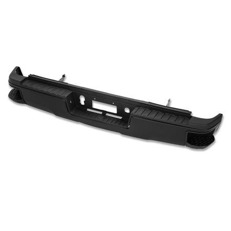 Rear Step Bumper Assembly Black W/o Fit For Silverado Sierra 2500 3500 2015-2019