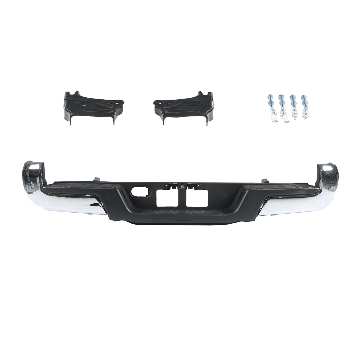 Rear Step Bumper Assembly Chrome W/O Sensor Hole Fit For Toyota Tacoma  16-2023