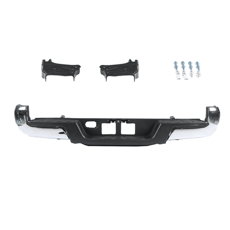 Rear Step Bumper Assembly Chrome W/O Sensor Hole Fit For Toyota Tacoma  16-2023