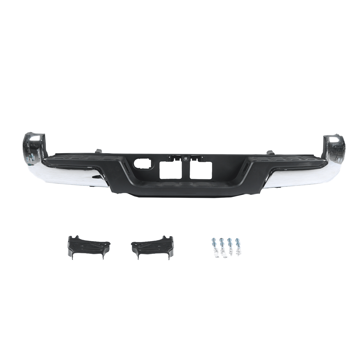 Rear Step Bumper Assembly Chrome W/O Sensor Hole Fit For Toyota Tacoma  16-2023