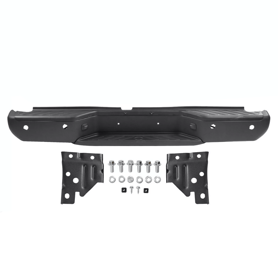 Rear Step Bumper Assembly Fit For Nissan Frontier 2013-2021 W/ Park Sensor hole